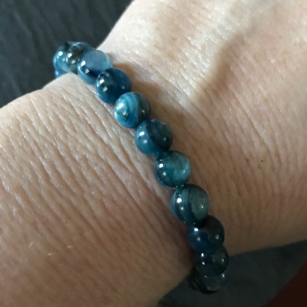 ✨Top grade AAA+ 9mm blue kyanite bracelet - Picture 9 of 9